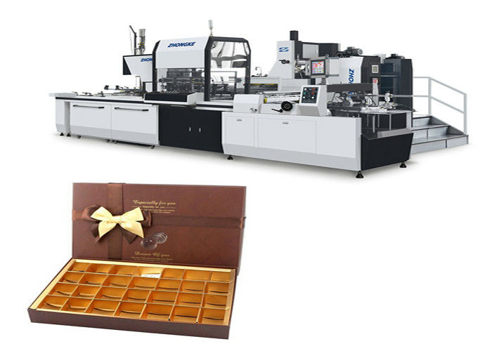 380 V 50 HZ Paper Box Forming Machine , Cardboard Box Making Equipment