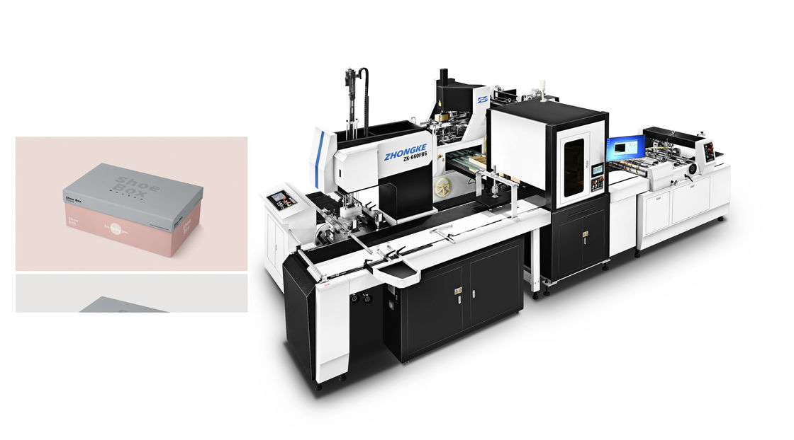 High Precision Automatic Paper Box Making Machine With PLC Control