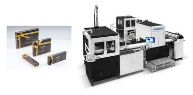Food Packaging Box Manufacturing Machine / Industrial Carton Box Maker Machine